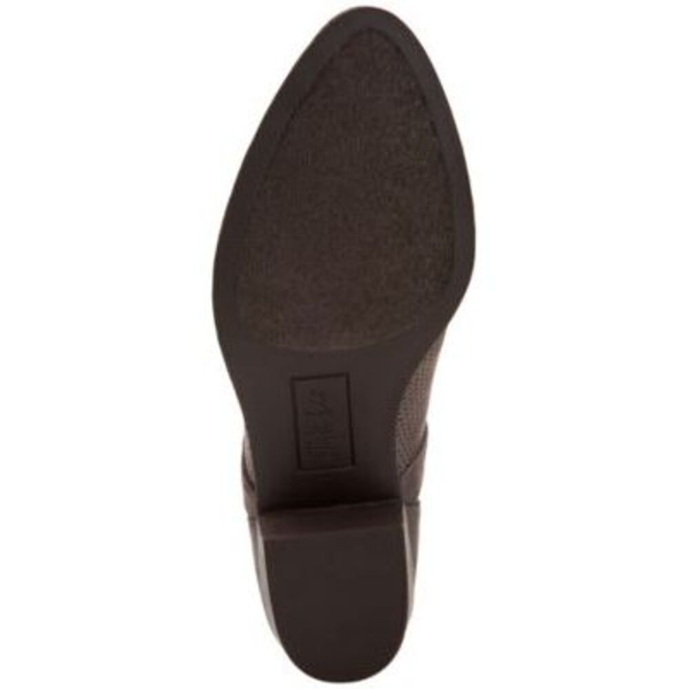 STYLE & COMPANY Womens Gray Gore Myrrah Almond Toe Block Heel Booties 6 M - Picture 4 of 5